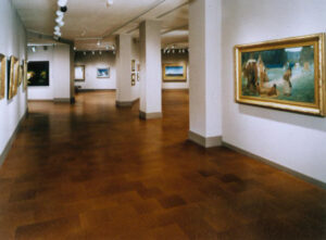 Classic Medium Cork Tile Flooring - Museum