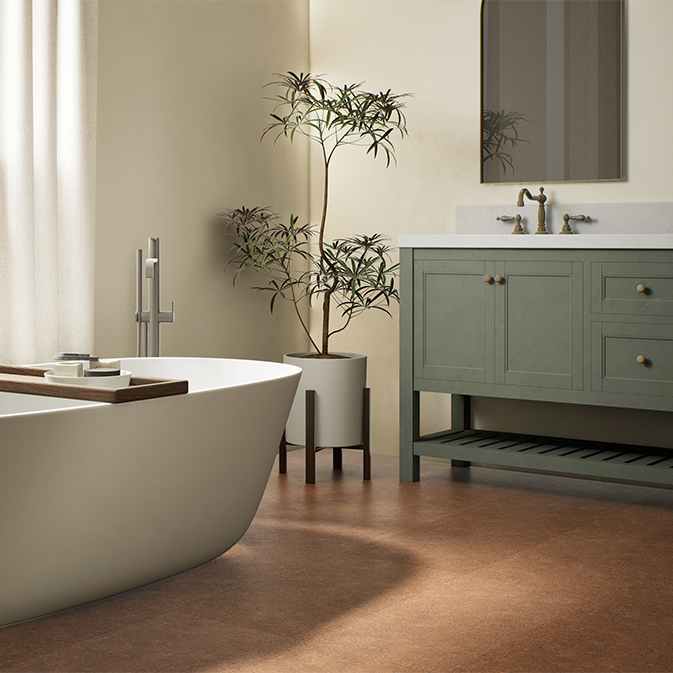 Classic Medium Shade - Master Bathroom