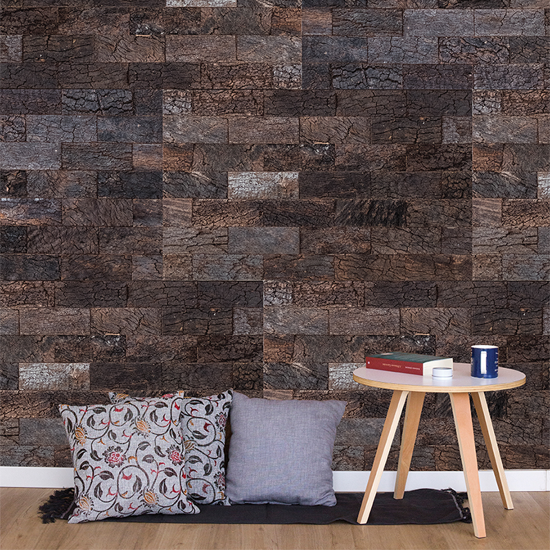 Sustainable Wall Covering Brick Black