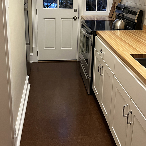 Cork Flooring - Kitchen - Classic Medium Stained