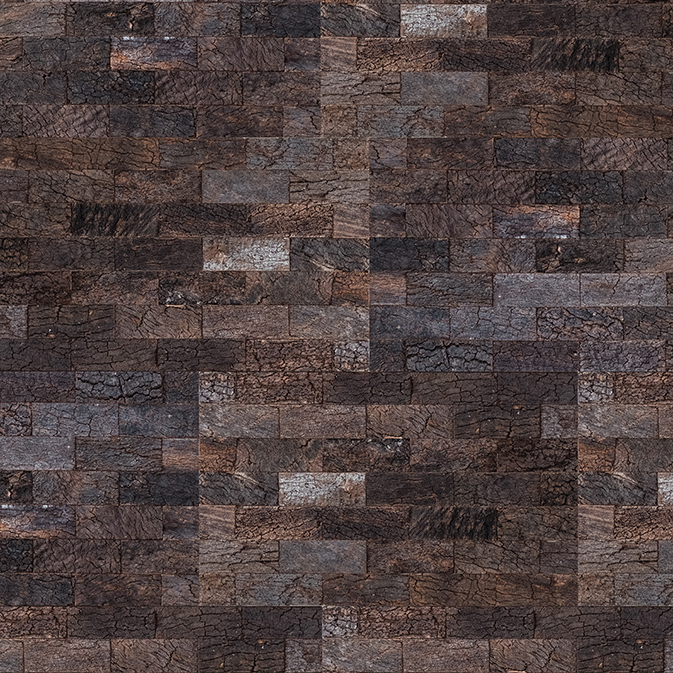 Wall Covering - Black Brick